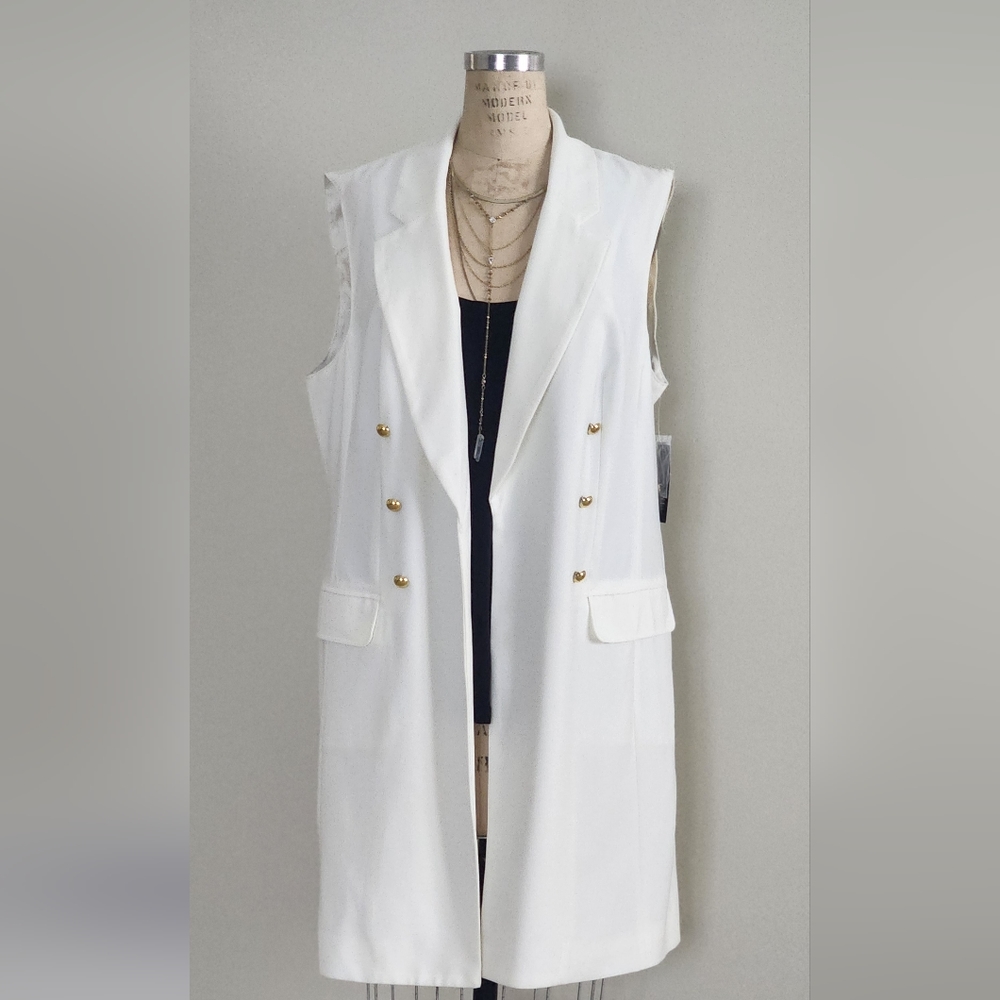 NWT INC white vest